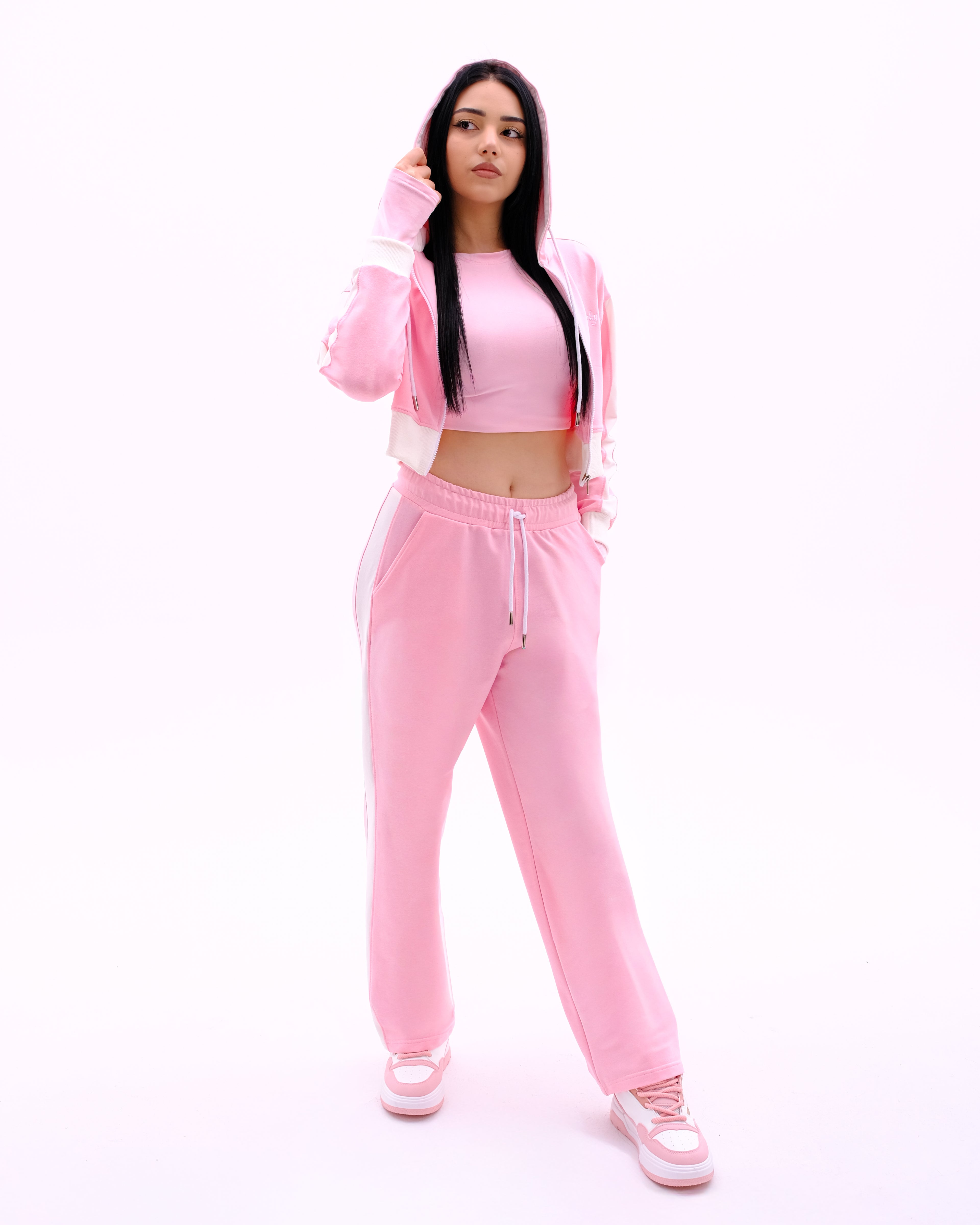 Pink and White sport set