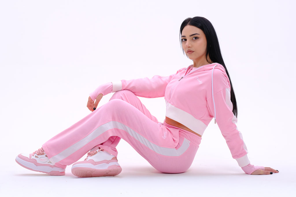 Pink and White sport set