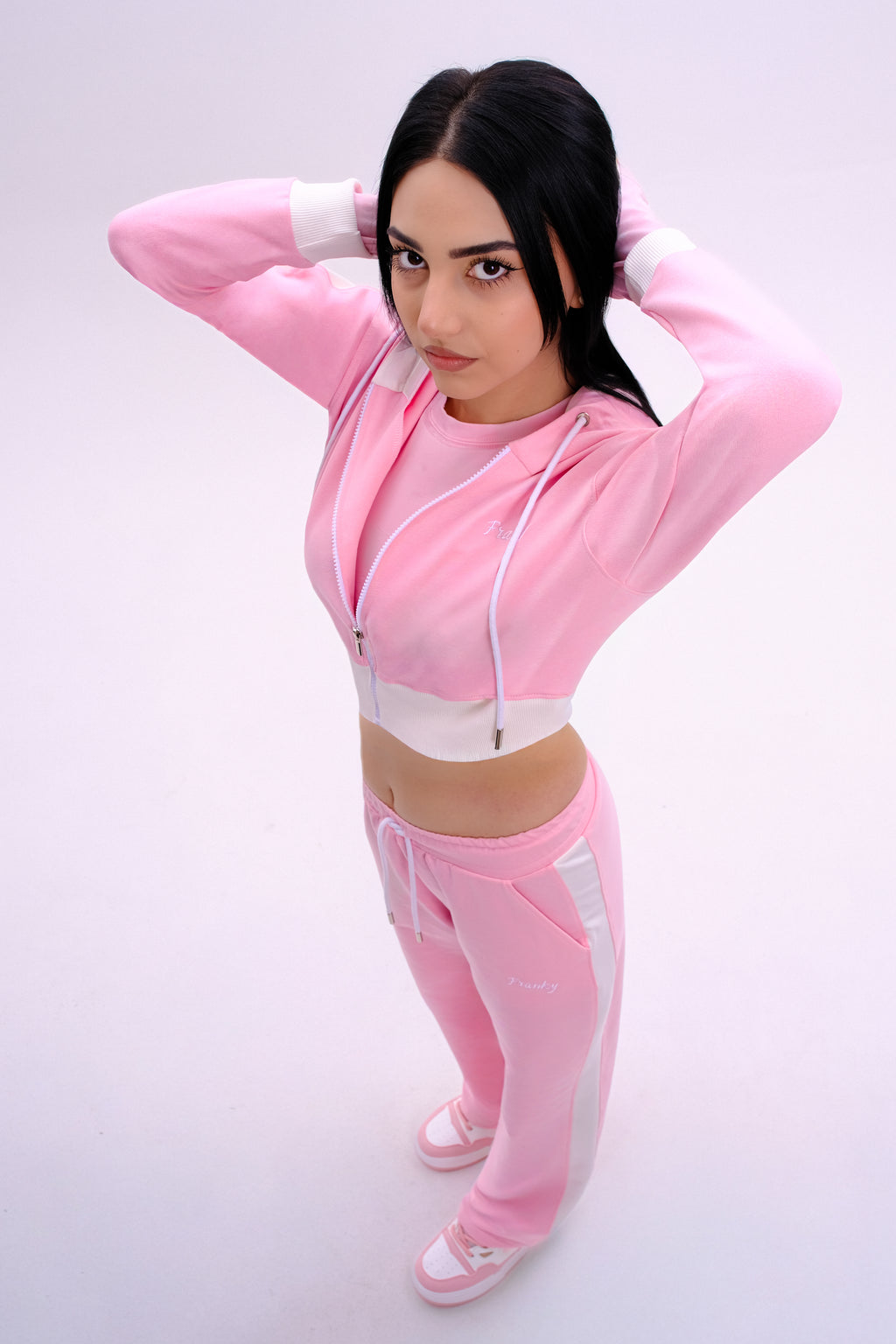 Pink and White sport set