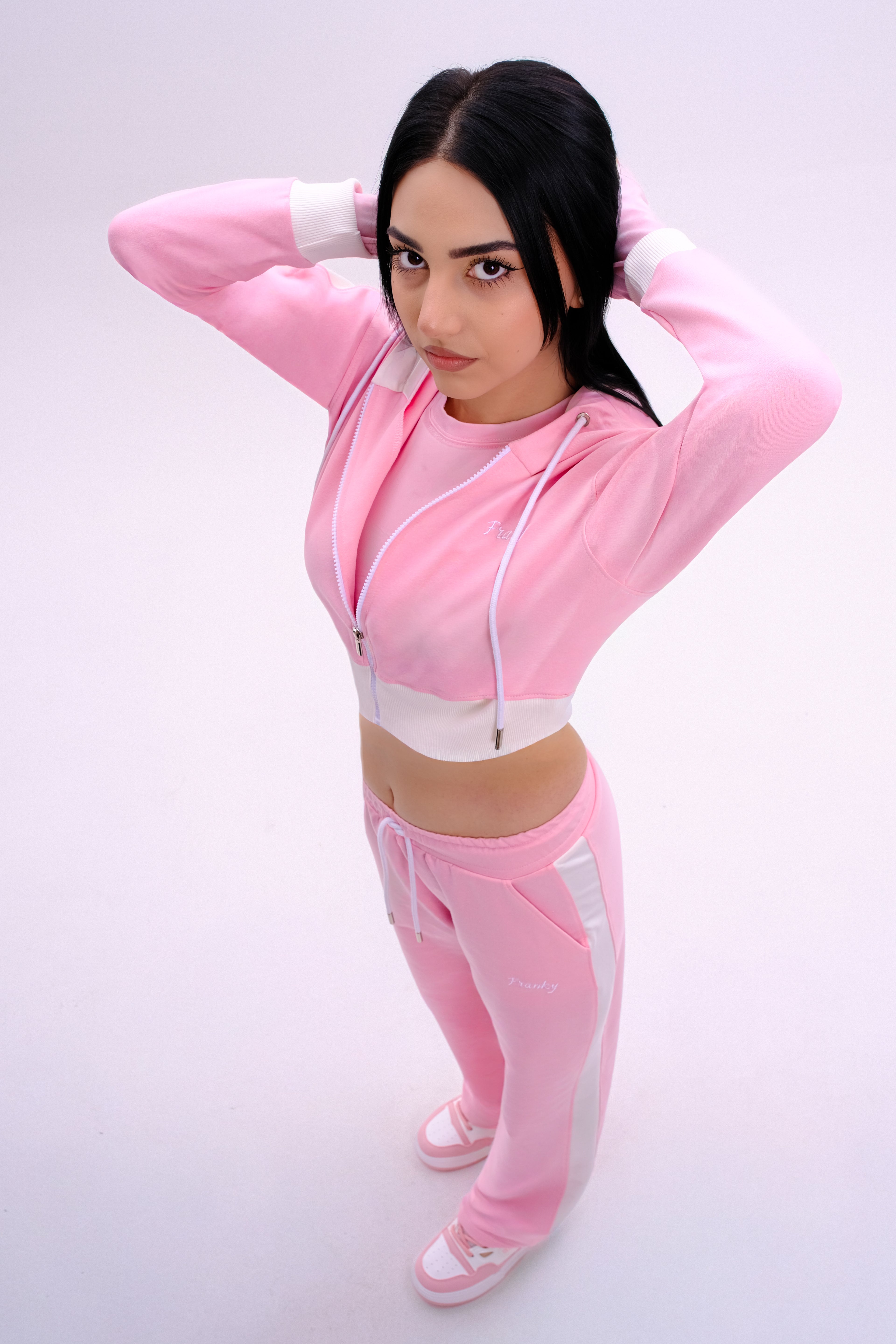 Pink and White sport set